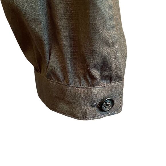 0206 PIAZZA SEMPIONE Red and Grey Colorblock Shirt Size M NEW - Picture 3 of 7